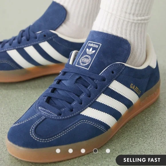 adidas | Shoes | Nwt Adidas Gazelle Indoor Sneakers In Navy  display picture 2